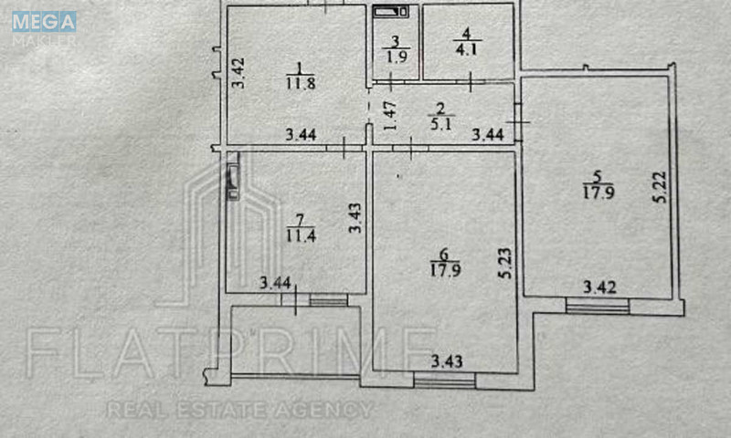 Продаж 2 кімнатної квартири (72/35/11), 21 пов. 25 пов. будинку, <a class="location-link" href="/kiev/" title="Недвижимость Київ">Київ</a>, <a class="location-link" href="/kiev/obolonskij/" title="Недвижимость Оболонський район">Оболонський р-н</a>, Балтійський пров., 1 (изображение 18)