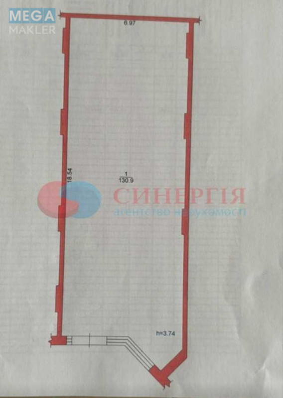 Оренда комерційної нерухомості, 131&nbsp;кв.м, под магазин, <a class="location-link" href="/kiev/" title="Недвижимость Київ">Київ</a>, <a class="location-link" href="/kiev/podolskij/" title="Недвижимость Подільський район">Подільський р-н</a>, Глибочицька вул., 73 (изображение 7)