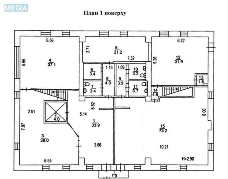 Оренда комерційної нерухомості, 1&nbsp;084&nbsp;кв.м, под офис, <a class="location-link" href="/kiev/" title="Недвижимость Київ">Київ</a>, <a class="location-link" href="/kiev/shevchenkovskij/" title="Недвижимость Шевченківський район">Шевченківський р-н</a>, Отто Шмідта вул., 6 (изображение 19)