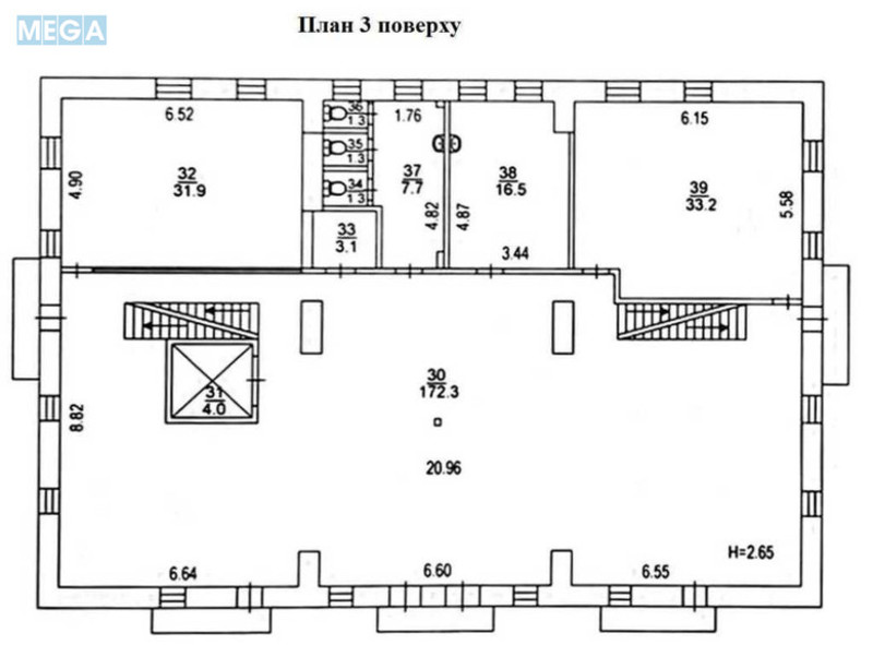 Оренда комерційної нерухомості, 1&nbsp;084&nbsp;кв.м, под офис, <a class="location-link" href="/kiev/" title="Недвижимость Київ">Київ</a>, <a class="location-link" href="/kiev/shevchenkovskij/" title="Недвижимость Шевченківський район">Шевченківський р-н</a>, Отто Шмідта вул., 6 (изображение 21)