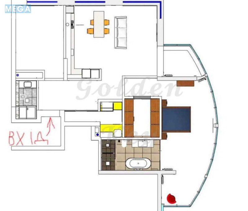 Продаж 2 кімнатної квартири (118/65/25), 22 пов. 25 пов. будинку, <a class="location-link" href="/kiev/" title="Недвижимость Київ">Київ</a>, <a class="location-link" href="/kiev/darnickij/" title="Недвижимость Дарницький район">Дарницький р-н</a>, Зарічна вул., 1 (изображение 22)