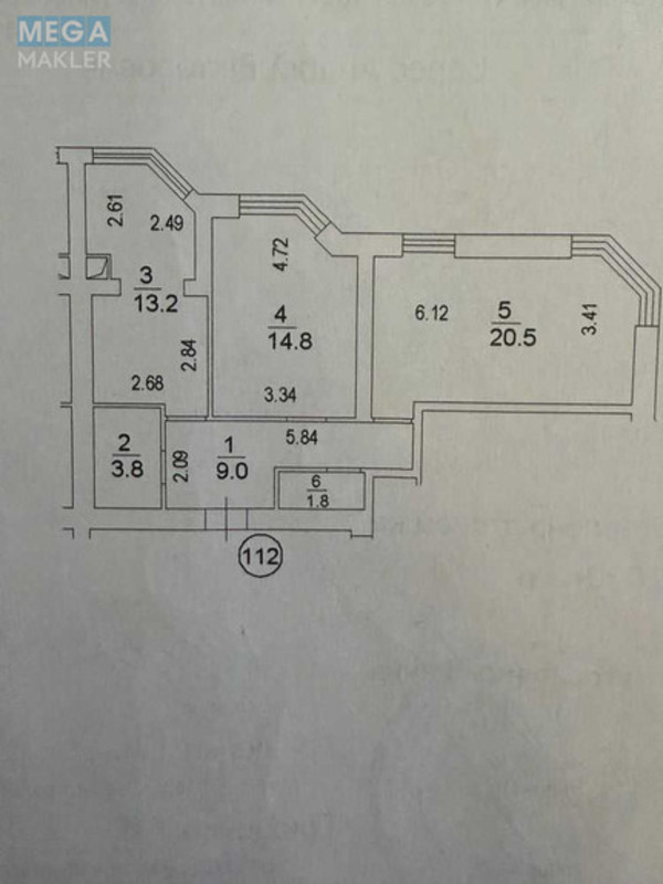 Продаж 2 кімнатної квартири (63,1/35,2/13,2), 8 пов. 10 пов. будинку, <a class="location-link" href="/sofievskaya-borshagovka/" title="Недвижимость Софіївська Борщагівка">Софіївська Борщагівка</a>, Мартинова, 11 (изображение 13)