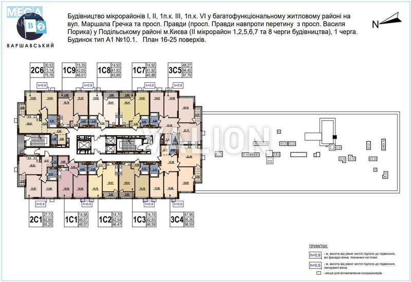 Продаж 1 кімнатної квартири (46,5/14/19,5), 4 пов. 25 пов. будинку, <a class="location-link" href="/kiev/" title="Недвижимость Київ">Київ</a>, <a class="location-link" href="/kiev/podolskij/" title="Недвижимость Подільський район">Подільський р-н</a>, Олександра Олеся вул., 2б (изображение 4)