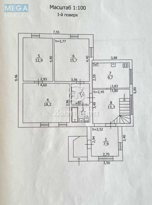 Продаж дома, 2&nbsp;поверху, 180&nbsp;кв.м, 7&nbsp;кімнат, ділянка 4&nbsp;сотки, <a class="location-link" href="/borispol/" title="Недвижимость Бориспіль">Бориспіль</a>, Шкіля вул., 9 (изображение 19)