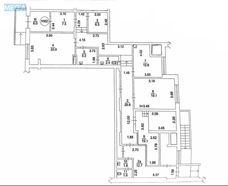 Продаж комерційної нерухомості, 129&nbsp;кв.м, под магазин, <a class="location-link" href="/kiev/" title="Недвижимость Київ">Київ</a>, <a class="location-link" href="/kiev/solomenskij/" title="Недвижимость Солом'янський район">Солом'янський р-н</a>, Патріарха Мстислава Скрипника вул., 40 (изображение 21)