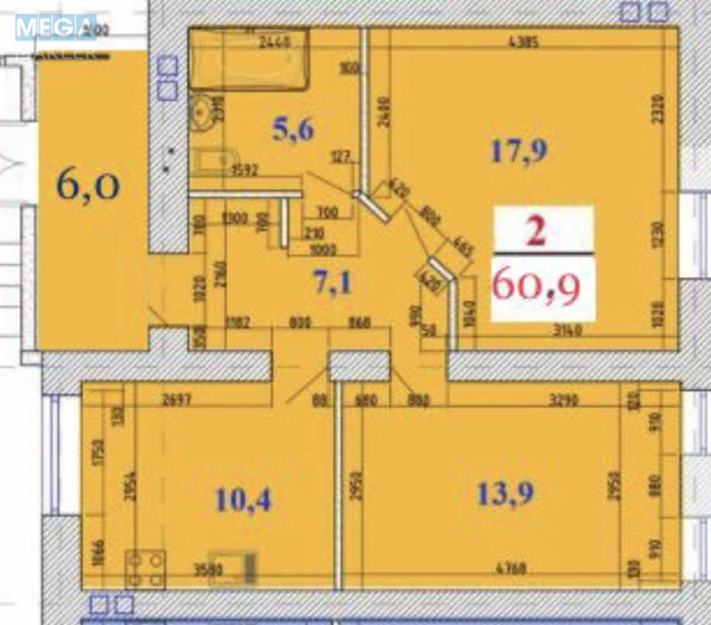 Продаж 2 кімнатної квартири (60/30/12), 2 пов. 4 пов. будинку, <a class="location-link" href="/odessa/" title="Недвижимость Одеса">Одеса</a>, <a class="location-link" href="/odessa/primorskij/" title="Недвижимость Приморський район">Приморський р-н</a>, Тупик Леваневського, 2в (изображение 18)