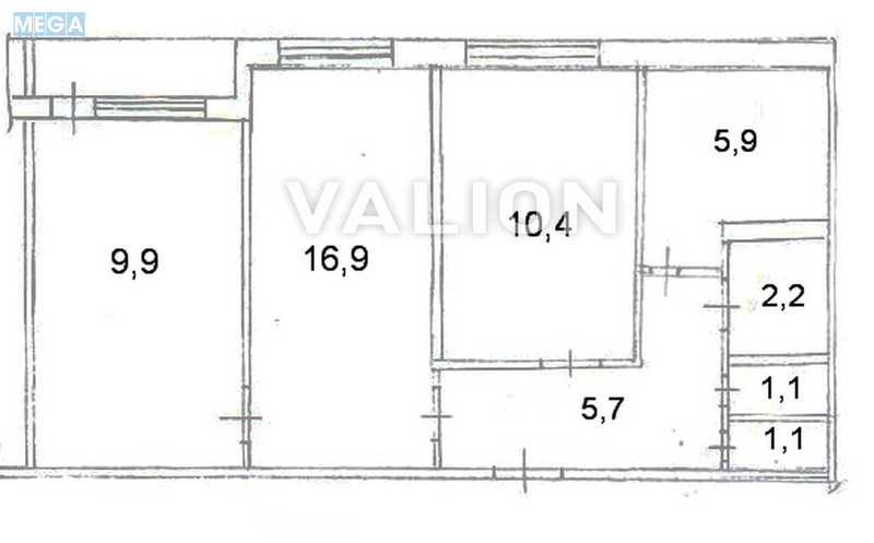 Продаж 3 кімнатної квартири (55/37/6), 6 пов. 9 пов. будинку, <a class="location-link" href="/kiev/" title="Недвижимость Київ">Київ</a>, <a class="location-link" href="/kiev/svyatoshinskij/" title="Недвижимость Святошинський район">Святошинський р-н</a>, Кольцова бульв., 19 (изображение 12)