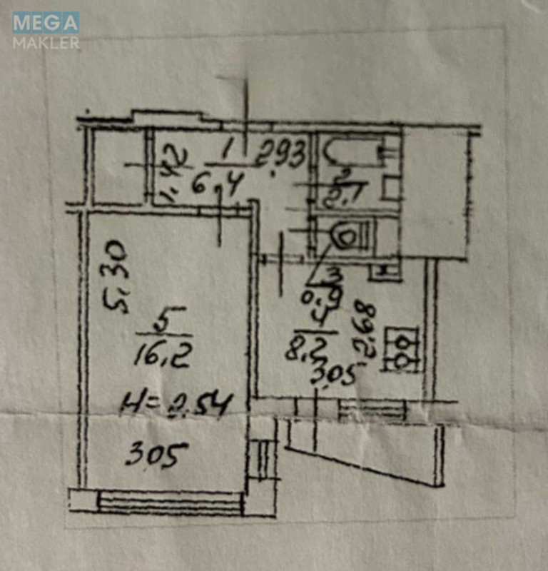 Продаж 1 кімнатної квартири (34/16/8), 2 пов. 16 пов. будинку, <a class="location-link" href="/kiev/" title="Недвижимость Київ">Київ</a>, <a class="location-link" href="/kiev/desnyanskij/" title="Недвижимость Деснянський район">Деснянський р-н</a>, Лесной просп., 29 (изображение 16)