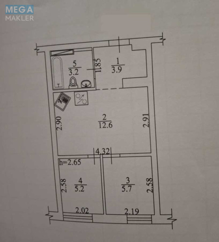 Продаж 1 кімнатної квартири (31/12/13), 3 пов. 8 пов. будинку, <a class="location-link" href="/kiev/" title="Недвижимость Київ">Київ</a>, <a class="location-link" href="/kiev/dneprovskij/" title="Недвижимость Дніпровський район">Дніпровський р-н</a>, Соборности просп., 17 (изображение 20)