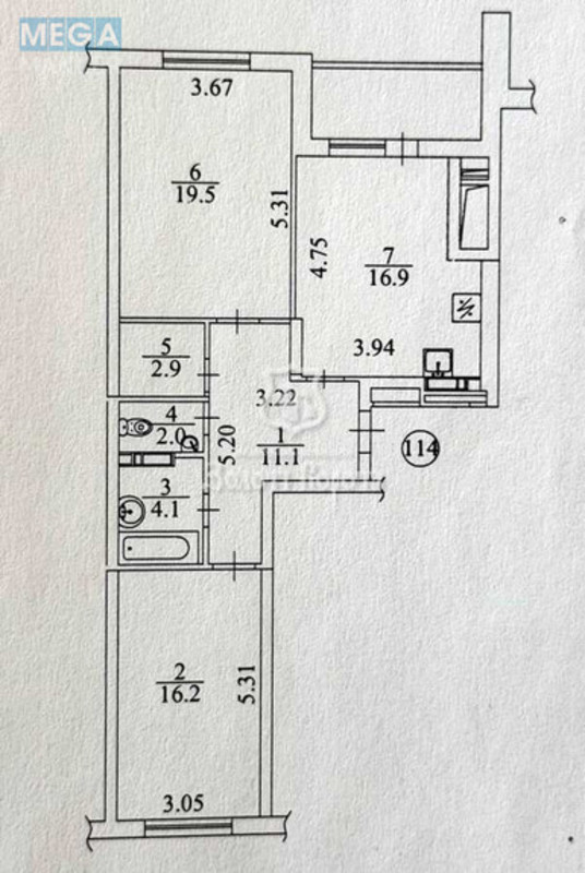 Продаж 2 кімнатної квартири (79/35/17), 20 пов. 25 пов. будинку, <a class="location-link" href="/kiev/" title="Недвижимость Київ">Київ</a>, <a class="location-link" href="/kiev/goloseevskij/" title="Недвижимость Голосіївський район">Голосіївський р-н</a>, Ясинуватський пров., 10 (изображение 24)