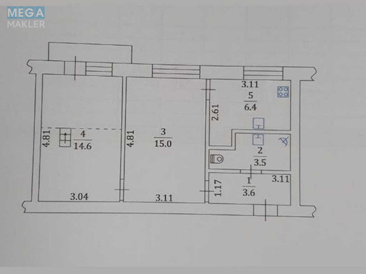 Продаж 2 кімнатної квартири (45/?/6), 8 пов. 9 пов. будинку, <a class="location-link" href="/kiev/" title="Недвижимость Київ">Київ</a>, <a class="location-link" href="/kiev/podolskij/" title="Недвижимость Подільський район">Подільський р-н</a>, Фрунзе вул., 124 (изображение 18)