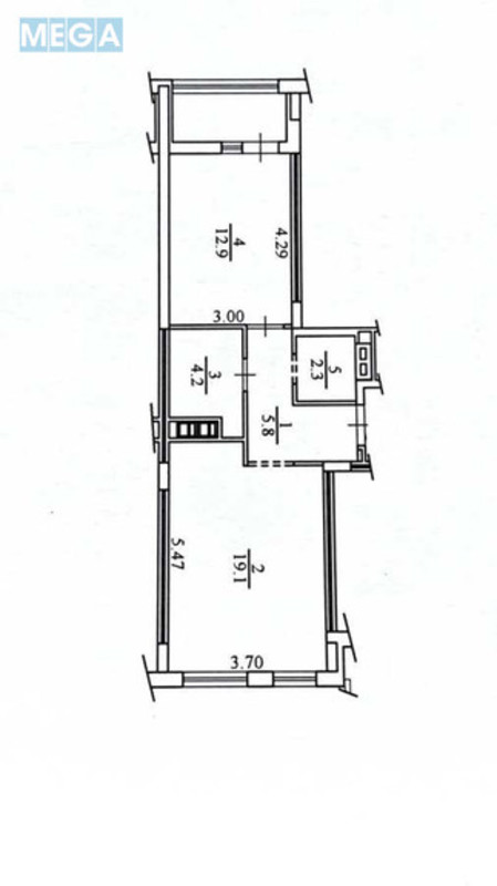 Продаж 1 кімнатної квартири (47,7/12/19,1), 3 пов. 9 пов. будинку, <a class="location-link" href="/kiev/" title="Недвижимость Київ">Київ</a>, <a class="location-link" href="/kiev/shevchenkovskij/" title="Недвижимость Шевченківський район">Шевченківський р-н</a>, Салютна вул., 2б-19 (изображение 13)