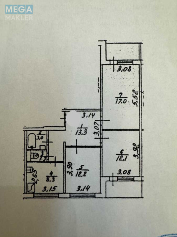 Продаж 3 кімнатної квартири (71,4/41/8,3), 6 пов. 18 пов. будинку, <a class="location-link" href="/kiev/" title="Недвижимость Київ">Київ</a>, <a class="location-link" href="/kiev/goloseevskij/" title="Недвижимость Голосіївський район">Голосіївський р-н</a>, Академика Заболотного ул., 76 (изображение 14)