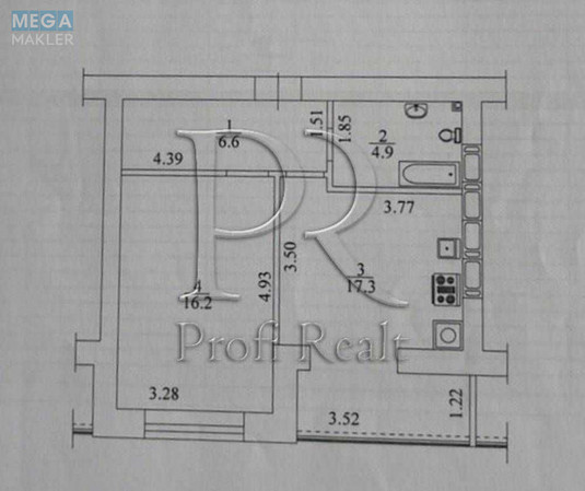 Продаж 2 кімнатної квартири (45/16/17), 2 пов. 10 пов. будинку, <a class="location-link" href="/kiev/" title="Недвижимость Київ">Київ</a>, <a class="location-link" href="/kiev/desnyanskij/" title="Недвижимость Деснянський район">Деснянський р-н</a>, Радистів вул., 34Р (изображение 21)