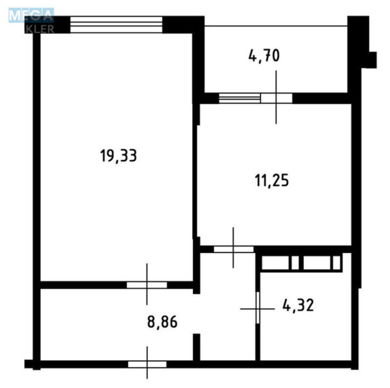 Продаж 1 кімнатної квартири (48,5/19,3/11,3), 6 пов. 25 пов. будинку, <a class="location-link" href="/kiev/" title="Недвижимость Київ">Київ</a>, <a class="location-link" href="/kiev/darnickij/" title="Недвижимость Дарницький район">Дарницький р-н</a>, Ревуцького вул., 54б (изображение 8)