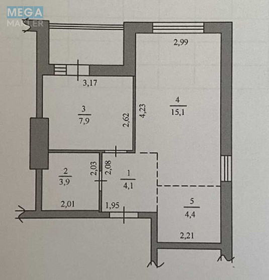 Продаж 1 кімнатної квартири (39/20/8), 4 пов. 25 пов. будинку, <a class="location-link" href="/kiev/" title="Недвижимость Київ">Київ</a>, <a class="location-link" href="/kiev/svyatoshinskij/" title="Недвижимость Святошинський район">Святошинський р-н</a>, Пономарева ул., 26 (изображение 8)