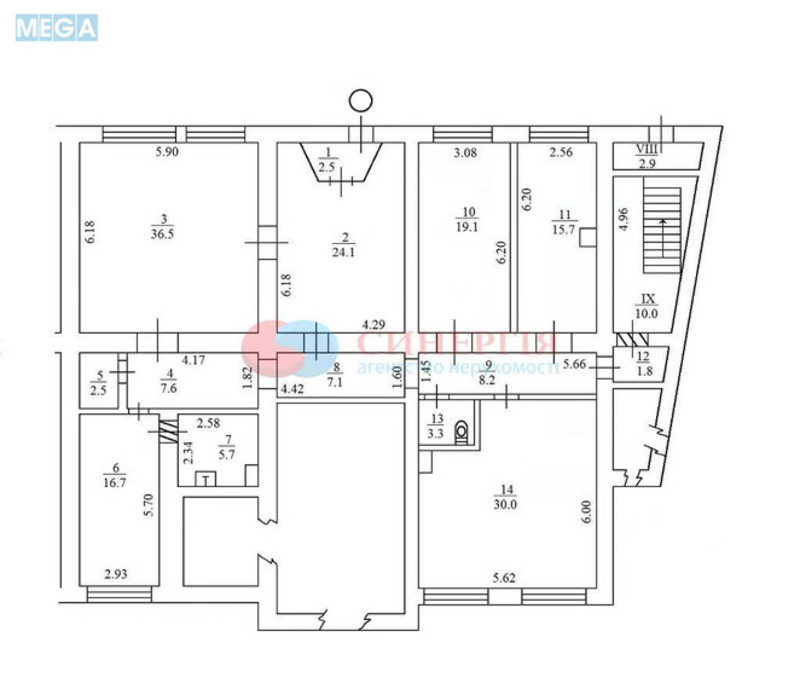 Продаж комерційної нерухомості, 360&nbsp;кв.м, под офис, <a class="location-link" href="/kiev/" title="Недвижимость Київ">Київ</a>, <a class="location-link" href="/kiev/pecherskij/" title="Недвижимость Печерський район">Печерський р-н</a>, Костя Гордієнка пров., 2а (изображение 16)