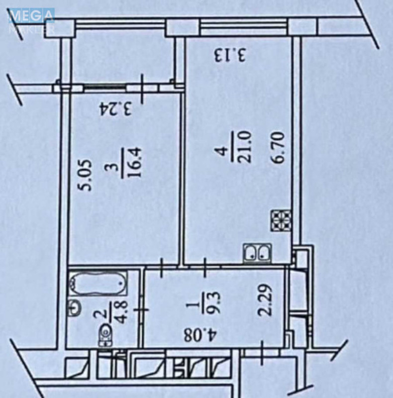 Продаж 2 кімнатної квартири (56/?/21), 9 пов. 24 пов. будинку, <a class="location-link" href="/kiev/" title="Недвижимость Київ">Київ</a>, <a class="location-link" href="/kiev/pecherskij/" title="Недвижимость Печерський район">Печерський р-н</a>, Деловая ул., 1/2 (изображение 14)