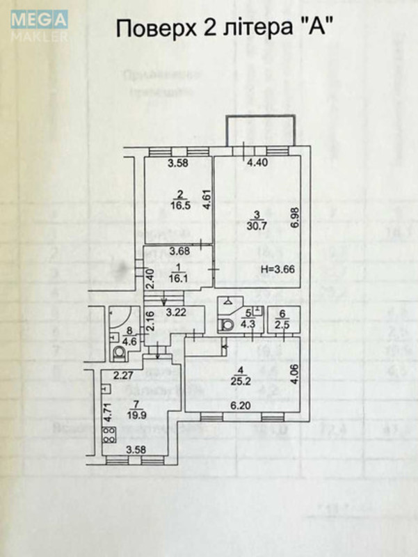 Продаж 2 кімнатної квартири (125/?/17), 2 пов. 3 пов. будинку, <a class="location-link" href="/kiev/" title="Недвижимость Київ">Київ</a>, <a class="location-link" href="/kiev/shevchenkovskij/" title="Недвижимость Шевченківський район">Шевченківський р-н</a>, Тургенєвська вул., 30 (изображение 17)