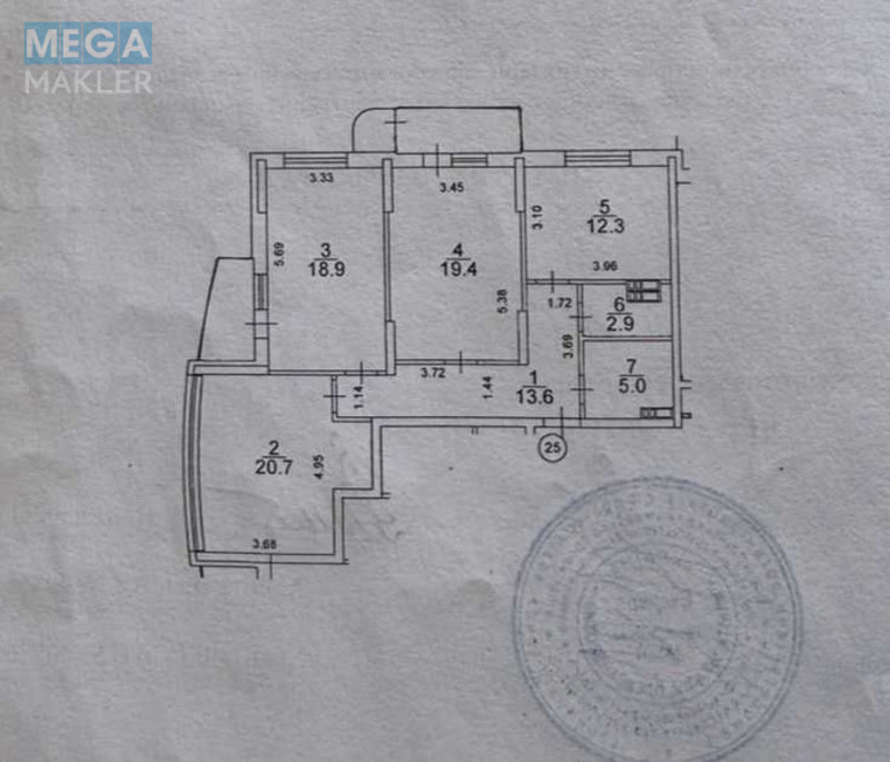 Продаж 3 кімнатної квартири (100/?/20), 15 пов. 25 пов. будинку, <a class="location-link" href="/kiev/" title="Недвижимость Київ">Київ</a>, <a class="location-link" href="/kiev/obolonskij/" title="Недвижимость Оболонський район">Оболонський р-н</a>, Юрия Кондратюка ул., 1 (изображение 8)