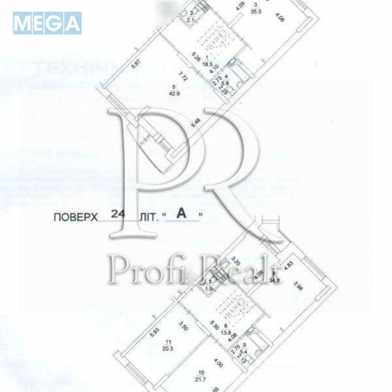 Продаж 6 кімнатної квартири (214/120/35), 23 пов. 24 пов. будинку, <a class="location-link" href="/kiev/" title="Недвижимость Київ">Київ</a>, <a class="location-link" href="/kiev/darnickij/" title="Недвижимость Дарницький район">Дарницький р-н</a>, Ахматової Анни вулиця, 30 (изображение 21)