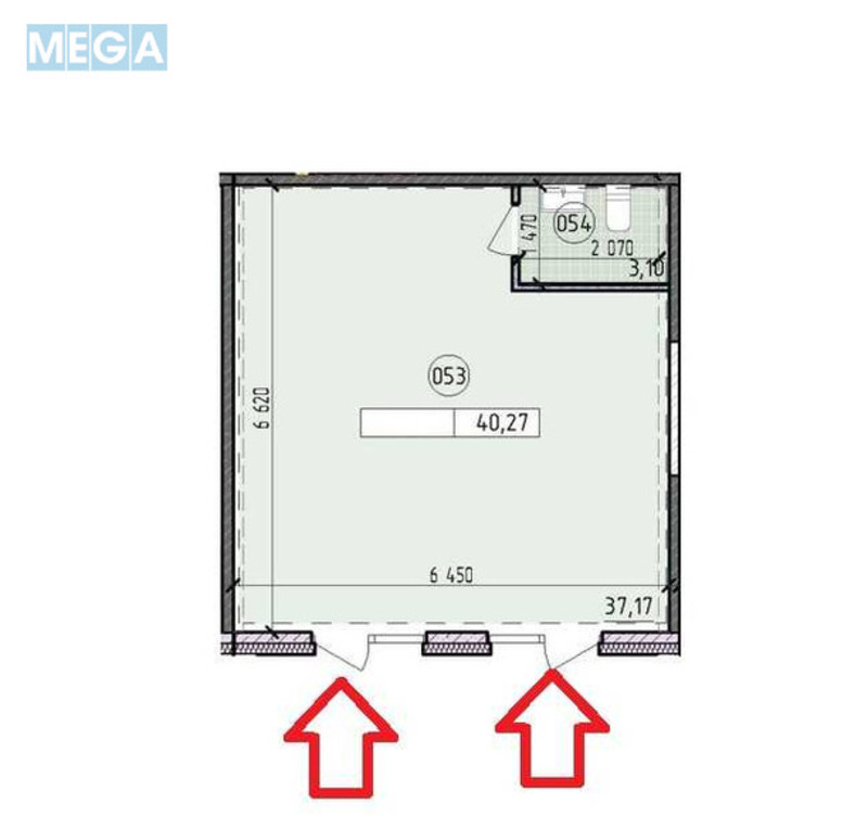 Продаж комерційної нерухомості, 42&nbsp;кв.м, под магазин, <a class="location-link" href="/kiev/" title="Недвижимость Київ">Київ</a>, <a class="location-link" href="/kiev/goloseevskij/" title="Недвижимость Голосіївський район">Голосіївський р-н</a>, Михайла Максимовича вул., 26 (изображение 2)