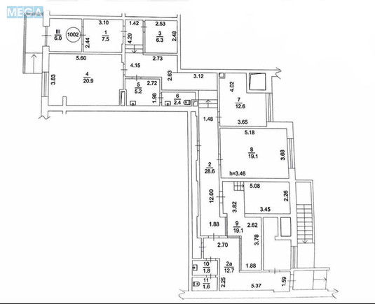 Продаж комерційної нерухомості, 129&nbsp;кв.м, под магазин, <a class="location-link" href="/kiev/" title="Недвижимость Київ">Київ</a>, <a class="location-link" href="/kiev/solomenskij/" title="Недвижимость Солом'янський район">Солом'янський р-н</a>, Патріарха Мстислава Скрипника вул., 40 (изображение 21)