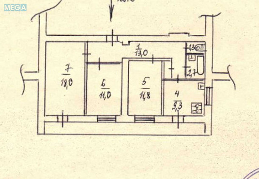 Продаж 3 кімнатної квартири (71/41/9), 2 пов. 16 пов. будинку, <a class="location-link" href="/kiev/" title="Недвижимость Київ">Київ</a>, <a class="location-link" href="/kiev/solomenskij/" title="Недвижимость Солом'янський район">Солом'янський р-н</a>, Олексы Тихого ул., 28 (изображение 11)