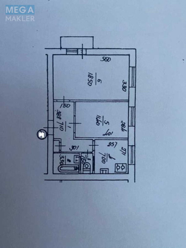 Продаж 2 кімнатної квартири (50/30/7), 4 пов. 5 пов. будинку, <a class="location-link" href="/kiev/" title="Недвижимость Київ">Київ</a>, <a class="location-link" href="/kiev/podolskij/" title="Недвижимость Подільський район">Подільський р-н</a>, Вишгородська вул., 33/1 (изображение 13)