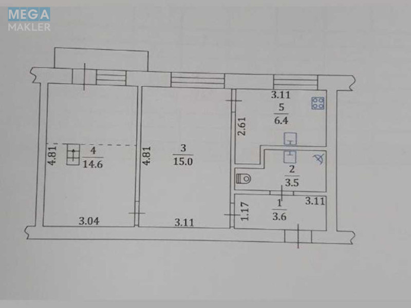 Продаж 2 кімнатної квартири (45/?/6), 8 пов. 9 пов. будинку, <a class="location-link" href="/kiev/" title="Недвижимость Київ">Київ</a>, <a class="location-link" href="/kiev/podolskij/" title="Недвижимость Подільський район">Подільський р-н</a>, Фрунзе вул., 124 (изображение 18)