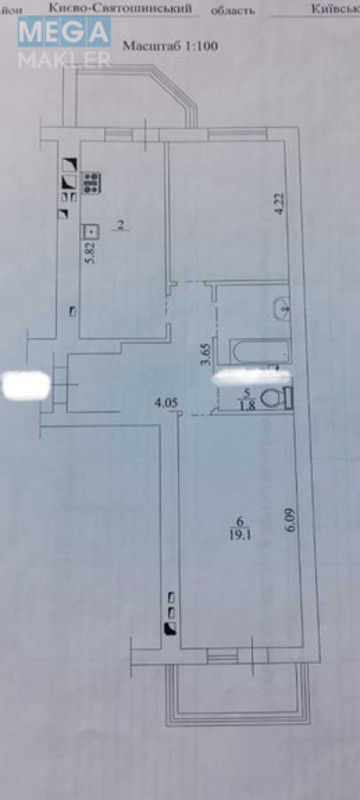 Продаж 2 кімнатної квартири (72/37/15), 5 пов. 6 пов. будинку, <a class="location-link" href="/sofievskaya-borshagovka/" title="Недвижимость Софіївська Борщагівка">Софіївська Борщагівка</a>, Бишівська, 7 (изображение 25)