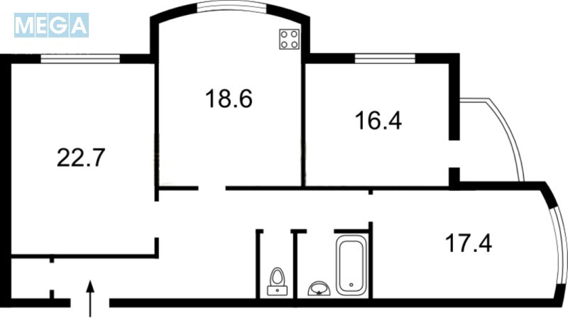 Продаж 4 кімнатної квартири (105/55/17), 15 пов. 18 пов. будинку, <a class="location-link" href="/kiev/" title="Недвижимость Київ">Київ</a>, <a class="location-link" href="/kiev/goloseevskij/" title="Недвижимость Голосіївський район">Голосіївський р-н</a>, пр. Лобановського 126-Г ( <img src="https://megamakler.com.ua/metro/0000ff.gif" alt="" class="metro" /> м. Демеевская ) (изображение 18)