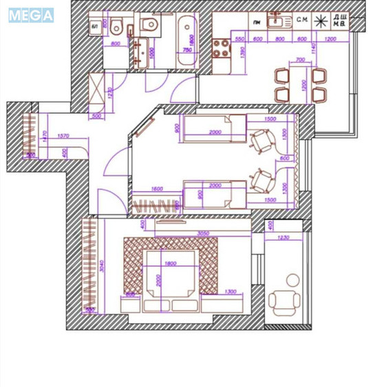 Продаж 2 кімнатної квартири (63/34/9), 19 пов. 25 пов. будинку, <a class="location-link" href="/kiev/" title="Недвижимость Київ">Київ</a>, <a class="location-link" href="/kiev/solomenskij/" title="Недвижимость Солом'янський район">Солом'янський р-н</a>, Михайла Донця вул., 2а (изображение 13)