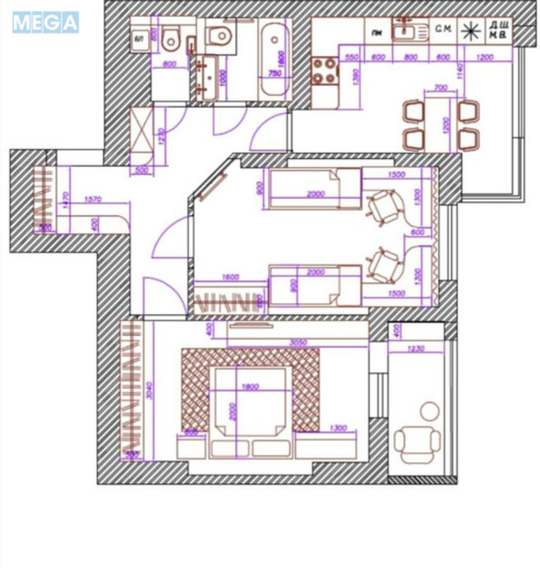 Продаж 2 кімнатної квартири (63/34/9), 19 пов. 25 пов. будинку, <a class="location-link" href="/kiev/" title="Недвижимость Київ">Київ</a>, <a class="location-link" href="/kiev/solomenskij/" title="Недвижимость Солом'янський район">Солом'янський р-н</a>, Михайла Донця вул., 2а (изображение 13)