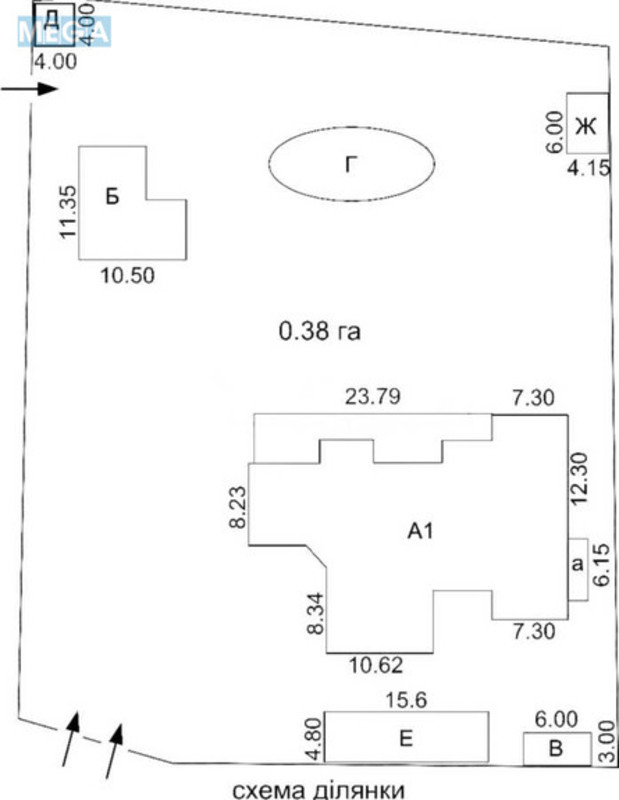 Продаж дома, 1 поверх, 1 023 кв.м, 9 кімнат, ділянка 38 соток, <a class="location-link" href="/pogreby-selo-kv-brovarskij-rajon/" title="Недвижимость Погреби">Погреби</a>, Постишева, 1 (изображение 22)