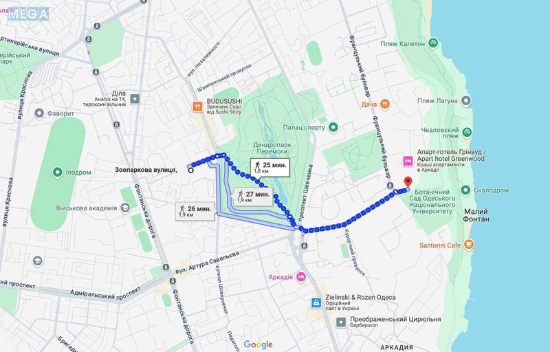Продаж 2 кімнатної квартири (36/26/4), 1 пов. 2 пов. будинку, <a class="location-link" href="/odessa/" title="Недвижимость Одеса">Одеса</a>, <a class="location-link" href="/odessa/primorskij/" title="Недвижимость Приморський район">Приморський р-н</a>, Зоопарковая, 11 (изображение 6)