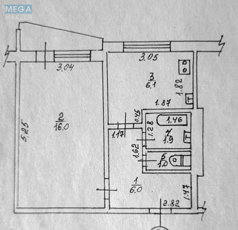 Продаж 1 кімнатної квартири (32/16/6), 5 пов. 9 пов. будинку, <a class="location-link" href="/kharkov/" title="Недвижимость Харків">Харків</a>, <a class="location-link" href="/kharkov/kominternovskij/" title="Недвижимость Слобідський (Комінтернівський) район">Слобідський (Комінтернівський) р-н</a>, Сергія Тимошенка, 17 (изображение 11)