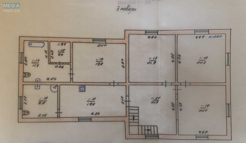Продаж дома, 2 поверху, 350 кв.м, 8 кімнат, ділянка 10 соток, <a class="location-link" href="/kiev/" title="Недвижимость Київ">Київ</a>, <a class="location-link" href="/kiev/pecherskij/" title="Недвижимость Печерський район">Печерський р-н</a>, Олександра Матросова вул., 2 (изображение 18)