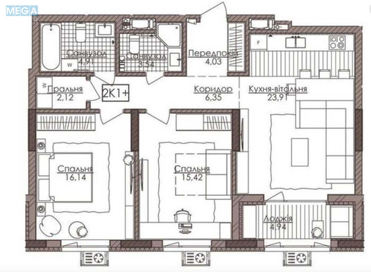 Новобудова, 12 поверхів, <a class="location-link" href="/kiev/" title="Недвижимость Київ">Київ</a>, <a class="location-link" href="/kiev/shevchenkovskij/" title="Недвижимость Шевченківський район">Шевченківський р-н</a>, Речная ул., 4 (изображение 2)