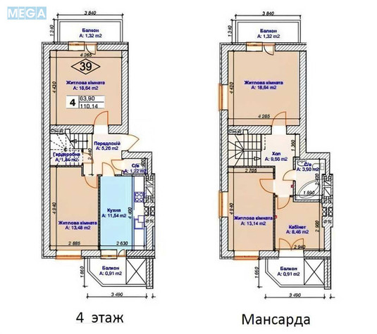 Продаж 4 кімнатної квартири (114/72/25,1), 4 пов. 5 пов. будинку, <a class="location-link" href="/petrovskoe-selo-kv-kievo-svyatoshinskij-rajon/" title="Недвижимость Петрівське">Петрівське</a>, Тараса Шевченка, 3 (изображение 17)