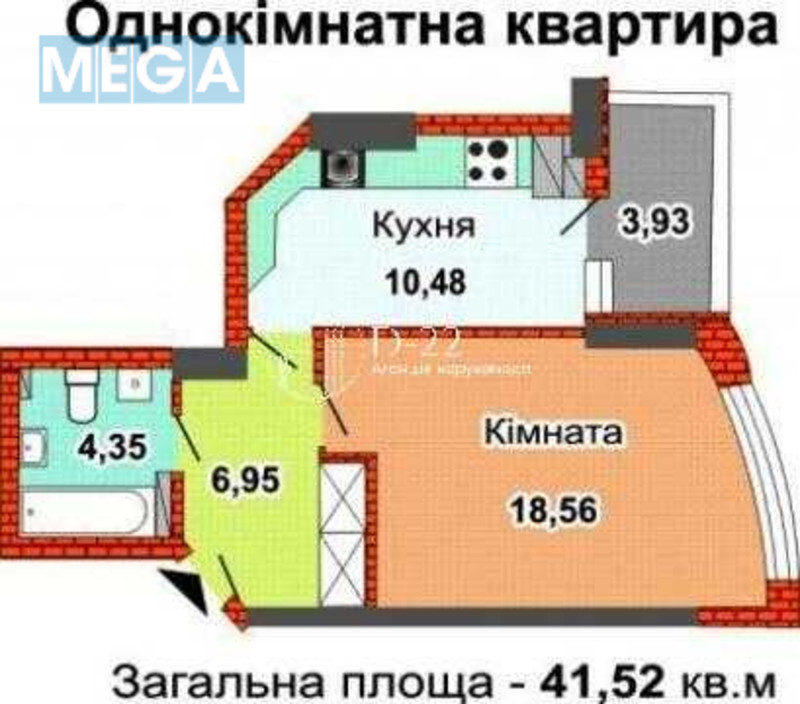 Оренда 1 кімнатної квартири, <a class="location-link" href="/kiev/" title="Недвижимость Київ">Київ</a>, <a class="location-link" href="/kiev/darnickij/" title="Недвижимость Дарницький район">Дарницький р-н</a>, Ревуцького вулиця, 7В (изображение 15)