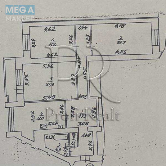 Продаж 3 кімнатної квартири (104/57/16), 4 пов. 11 пов. будинку, <a class="location-link" href="/kiev/" title="Недвижимость Київ">Київ</a>, <a class="location-link" href="/kiev/darnickij/" title="Недвижимость Дарницький район">Дарницький р-н</a>, Бажана Миколи проспект, 30 (изображение 20)