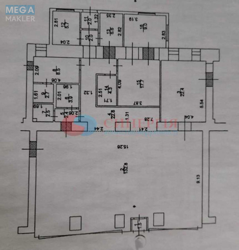 Оренда комерційної нерухомості, 267 кв.м, <a class="location-link" href="/kiev/" title="Недвижимость Київ">Київ</a>, <a class="location-link" href="/kiev/shevchenkovskij/" title="Недвижимость Шевченківський район">Шевченківський р-н</a>, Старовокзальна вул., 13 (изображение 18)