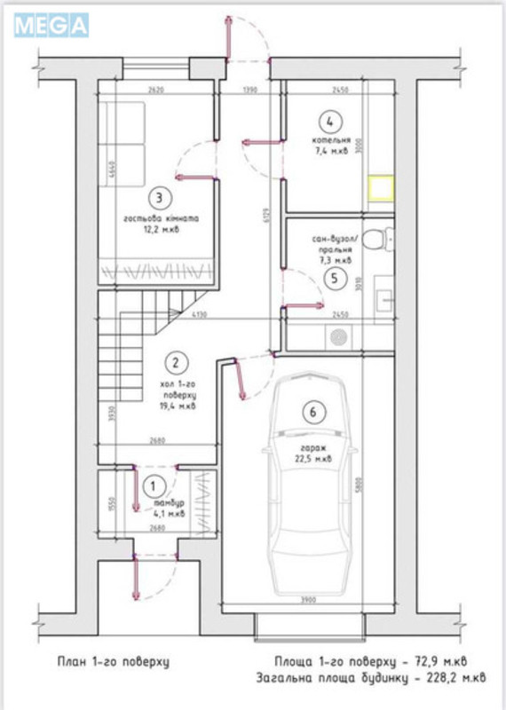 Продаж дома, 3 поверху, 228 кв.м, 5 кімнат, ділянка 1 сотка, <a class="location-link" href="/schastlivoe-selo-kv/" title="Недвижимость Щасливі">Щасливе</a>, Фестивальна, 33 (изображение 23)