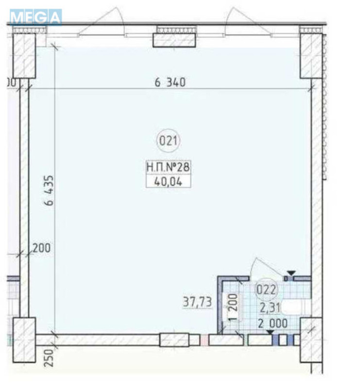 Продаж комерційної нерухомості, 41 кв.м, под магазин, <a class="location-link" href="/kiev/" title="Недвижимость Київ">Київ</a>, <a class="location-link" href="/kiev/goloseevskij/" title="Недвижимость Голосіївський район">Голосіївський р-н</a>, Михайла Максимовича вул., 26 (изображение 2)