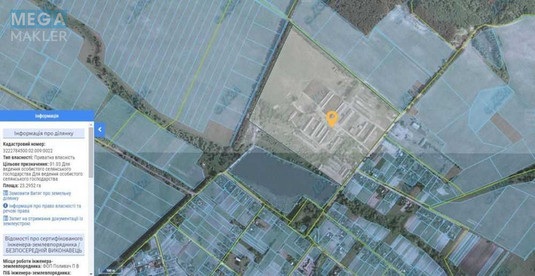 Продажа участка, 2&nbsp;330&nbsp;соток, земля сельскохозяйственного назначения, <a class="location-link" href="/maryanovka-selo-kv-vasilkovskij-rajon/" title="Недвижимость Мар'янівка">Мар`янівка</a>, Пролетарская,9 (изображение 2)