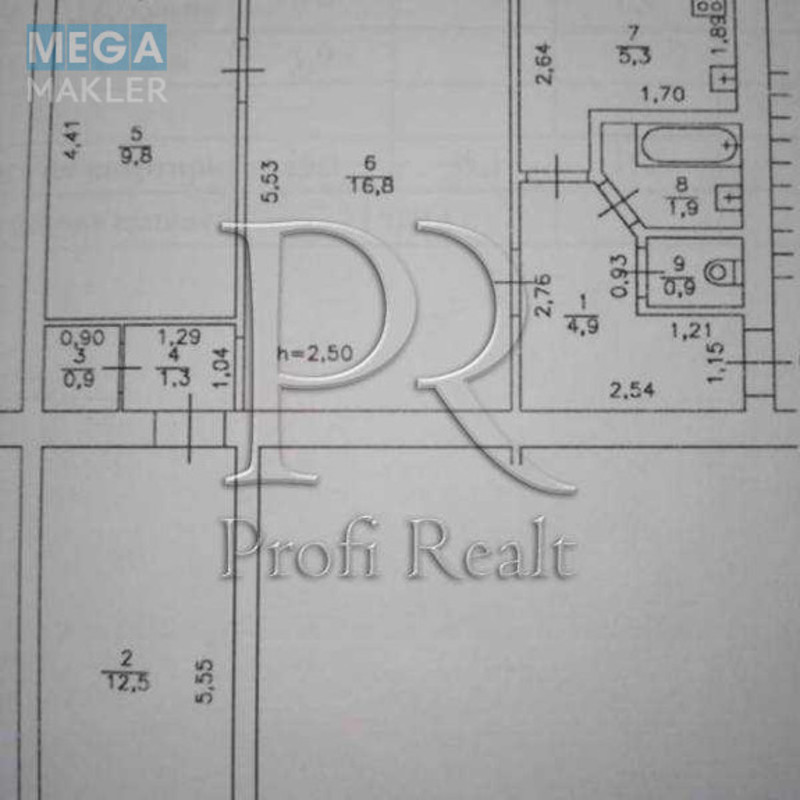 Продаж 3 кімнатної квартири (56/34/5), 2 пов. 5 пов. будинку, <a class="location-link" href="/kiev/" title="Недвижимость Київ">Київ</a>, <a class="location-link" href="/kiev/solomenskij/" title="Недвижимость Солом'янський район">Солом'янський р-н</a>, улица Академика Каблукова, 1 (изображение 5)