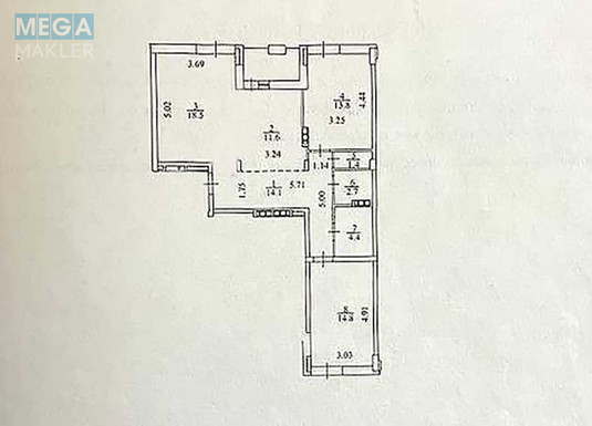 Продаж 3 кімнатної квартири (83/47/12), 5 пов. 10 пов. будинку, <a class="location-link" href="/kiev/" title="Недвижимость Київ">Київ</a>, <a class="location-link" href="/kiev/dneprovskij/" title="Недвижимость Дніпровський район">Дніпровський р-н</a>, Регенераторная ул., 4 (изображение 19)