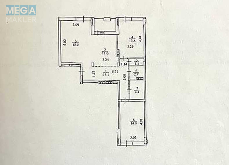 Продаж 3 кімнатної квартири (83/47/12), 5 пов. 10 пов. будинку, <a class="location-link" href="/kiev/" title="Недвижимость Київ">Київ</a>, <a class="location-link" href="/kiev/dneprovskij/" title="Недвижимость Дніпровський район">Дніпровський р-н</a>, Регенераторная ул., 4 (изображение 19)