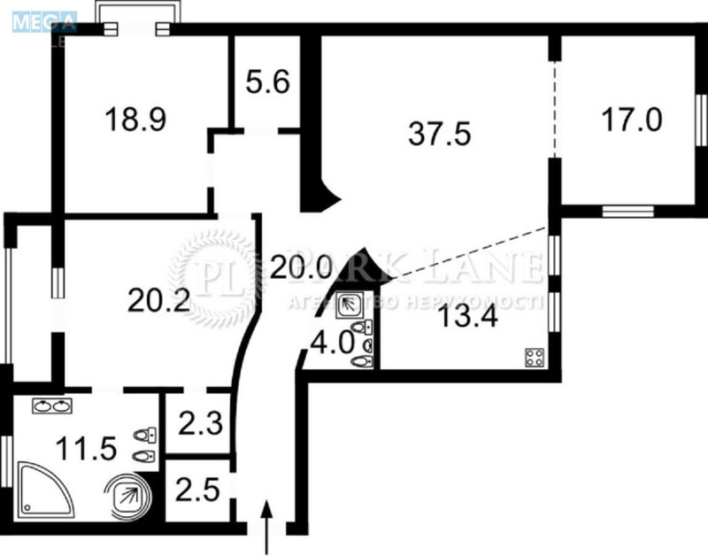 Продаж 4 кімнатної квартири (160/56/51), 9 пов. 10 пов. будинку, <a class="location-link" href="/kiev/" title="Недвижимость Київ">Київ</a>, <a class="location-link" href="/kiev/pecherskij/" title="Недвижимость Печерський район">Печерський р-н</a>, Панаса Мирного ул., 10 (изображение 2)